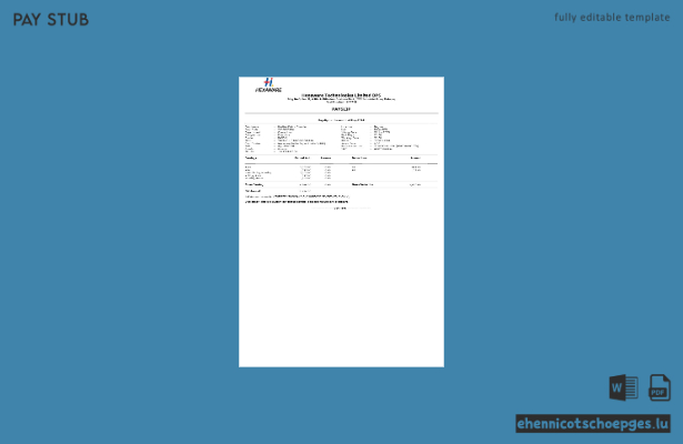 Gehaltsabrechnungsbeispiel von Hexaware Technologies